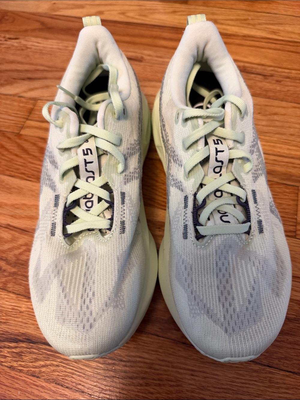 Women's ASICS Lightweight Mint Green Running Sneakers